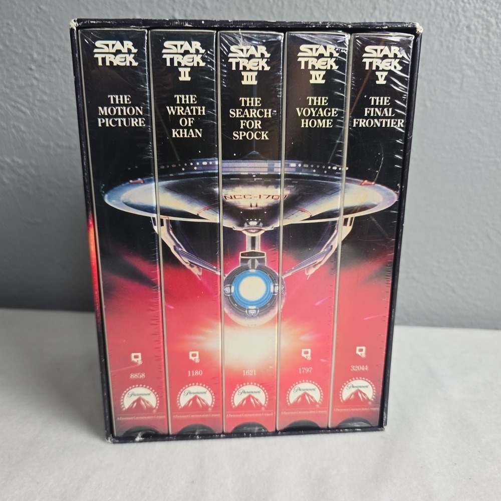 Star Trek The Movies 25th Anniversary Collector's Set VHS NIB Brand New‎ Sealed